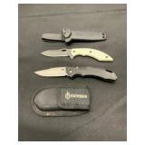 Buck USA and Gerber Knives Set