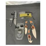 Camillus Knives Lot with Sheaths