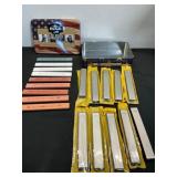 Sharpening Stone Set with Buck Tin