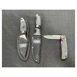Three Camillus Knives with Sheaths