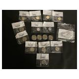 Assorted State Quarter, Gold Plated Penny