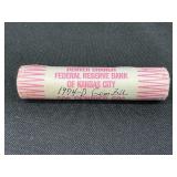 1974-D Pennies Roll of 50 Fed Res Bank of KC