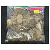 Bag of Over 150 Wheat Pennies