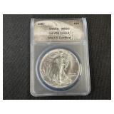1987 American Silver Eagle MS69