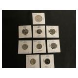 1972 D Kennedy Half Dollar & Gem Proof Nickels