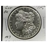 1887-S Morgan Silver Dollar