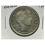 1898-P Barber Half Dollar