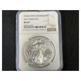 2011 American Silver Eagle MS69