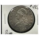 1835 Capped Bust Half Dollar RARE