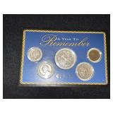A Year To Remember 1939, 5 Piece Coins Set