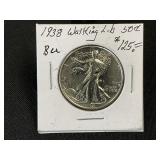 1938-P Standing Liberty Half Dollar