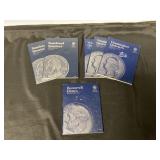 6 Official Whitman Coin Folders