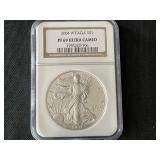 2004 American Silver Eagle PF 69 Ultra Cameo