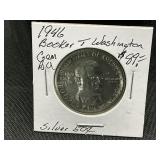 1946 Booker T Washington Silver 50 cent piece!