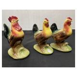 Royal Copley Windsor Chicken Figurines