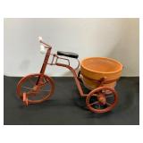 Metal Tricycle Flowerpot Stand