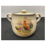 Handmade Stoneware Crock with Lid