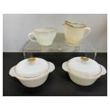 Fire-King Milk Glass Dinnerware Set