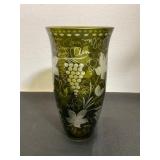 Egermann Czech Bohemian Crystal Vase