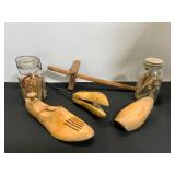 Wooden Tools and Shoe Forms