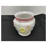 Antique EAPG Cosmos Milk Glass Spooner