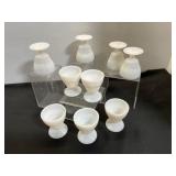 Milk Glass Compote Dishes