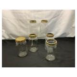 14 Kerr Quart Canning Jars with Lids