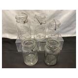 Five Ball Ideal Glass Jars