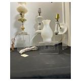 Milk Glass Table Lamps