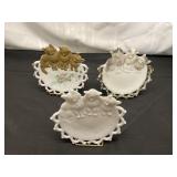 Three Ceramic Sheep Plates