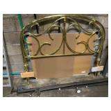 Brass Full-Size Headboard and Frame