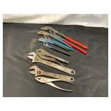 Pliers and Wrenches Lot
