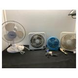 Four Electric Fans