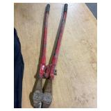 36-Inch Red Bolt Cutters