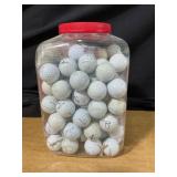 Jar of Mixed Branded Golf Balls