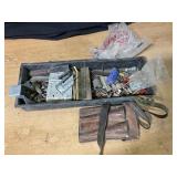 Tray of Miscellaneous Tools and Hardware