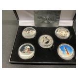 5-Piece Apollo 11 Coin Set in Box