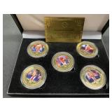 5-Piece Trump Coin Set in Box