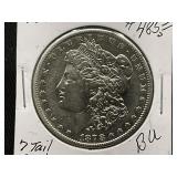 1878-P Morgan Silver Dollar *7 Tail Feathers*
