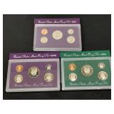 1992-1993-1994 U.S. Mint Proof Sets