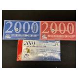 2000-2001 U.S. Mint Uncirculated Sets