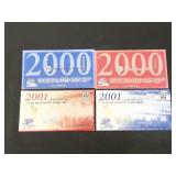 2000 & 2001 U.S. Mint Uncirculated Coin Sets