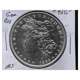 1885-P Morgan Silver Dollar