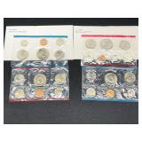 U.S. Mint Uncirculated Coin Sets 1979 & 1980