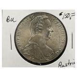 1780 .90 Oz.  Silver Maria Theresa Austrian Coin