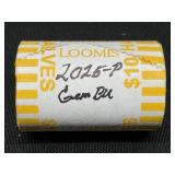 Original Roll of 2025-P Kennedy Half Dollars