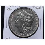 1887-P Morgan Silver Dollar *TONING*