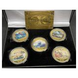 5-Piece Pearl Harbor Coin Set in Box