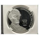 1861 Abraham Lincoln Commemorative Coin Civil War