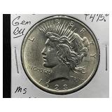 1923-P Peace Dollar